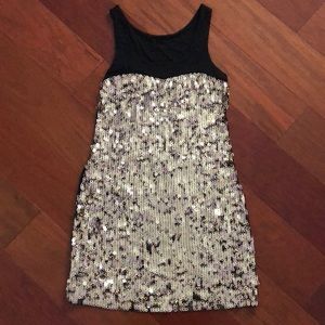 Mini sequined dress